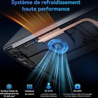 Blackview 【Garantie de 3 Ans】 2026 Acebook 10 18,5 Pouces, Intel Twin Lake N150（Jusqu’à 3,6 GHz 60.8Wh W-11 16Go+512Go SSD Laptop, HDMI+WiFi 6+BT 5.2+USB, Certifié TUV