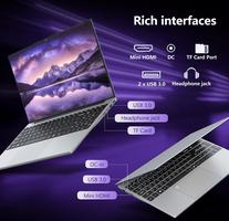 Win 11 15.6" Full HD IPS 16Go RAM 1To SSD Processeur Celeron N5100 (jusqu'à 2,8 GHz) Clavier Rétro-éclairé avec Lecteur d'Empreintes WiFi 5, BT 4.2, HDMI, USB 3.0 Batterie 5000mAh
