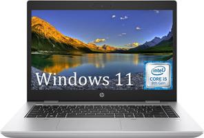 HP ProBook 640 G5 écran FHD 14 Pouces, 8ème génération Core i5-8365U, 16 Go de RAM, 256 Go SSD, Wi-FI, Clavier QWERTY, Windows 11 Pro ((Rénové)