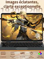 Amita 2-en-1 11" FHD IPS, Couleur Yellow, Processeur N100, 16 Go RAM, SSD M.2, Écran Pivotant 360°, Reconnaissance Faciale (512, Go)