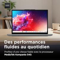 Lenovo Lenovo Chromebook 14 14M8911 14 IPS MediaTek Kompanio 540 8 Go 128 Go Chrome OS -gris