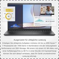 Dell Inspiron 15.6" 2K IPS Touchscreen for Business & Student,AMD Ryzen 7 7730U, Copilot+ PC,32GB RAM 1TB SSD,Numeric Pad, PDG HDMI Cable, US Version KB, Win 11 Pro,Carbon Black