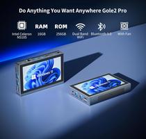 Mini Computer-HEIGAOLA Mini Computer with Screen 5.5 Inches Celeron N5095, Windows 11 Pro Computer Mini-pc16GB Ram DDR4, 256GB EMMC, Dual Display Output 4K@60Hz, HDMI, Type-C, WiFi5.0