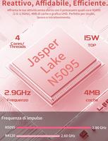 Amita de 14 pulgadas, rosa pastel con procesador N5095 (hasta 2,9 GHz), 16 GB RAM DDR4, 256 GB SSD NVMe, pantalla IPS FHD 1920 x 1080, batería 5000 mAh y botón físico privacidad webcam. (16