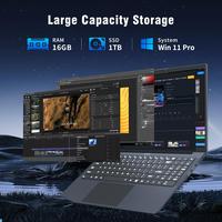 16 Pulgadas, Core i5-8210Y Procesador, Win 11 Pro 16GB RAM 512GB SSD, Clavier Rétroéclairé, 1920*1200 IPS FHD Écran Laptop, (Mini-HDMI+USB3.0+Type-C+Webcan+WIFI5)