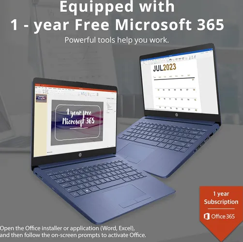 HP 14" HD BrightView Premium Stream