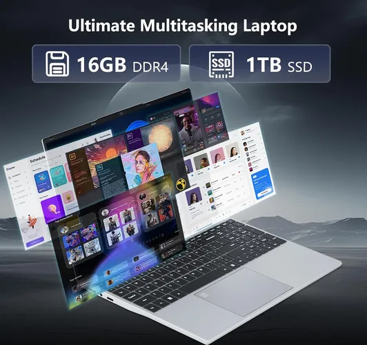 Diakuoe 15.6" FHD IPS Laptop