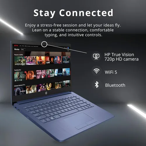 HP 14" HD BrightView Premium Stream