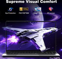 FUNYET, 2026 Nouveau 15.6 Pouces 16Go RAM 512Go SSD Soutien TF 1To Win11 Pro Processeur 4425Y 5000mAh IPS 1920×1080 HDMI, USB3.0, WiFi 5, BT 4.2 Webcam Clavier QWERTY