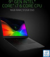 Razer Blade 15 Modèle Avancé Gaming Intel Core i7 10875H, NVIDIA GeForce RTX 2070 Super, 16GB RAM, 512GB SSD, Chroma RGB Éclairage, Clavier AZERTY