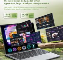 Portáti Twin Lake-N150 (Quad Core 3.6GHz), 16GB DDR4 RAM 512GB SSD, pantalla FHD IPS 15.6 pulgadas, teclado retroiluminado, USB 3.0, Mini HDMI, WiFi 5 Computadora