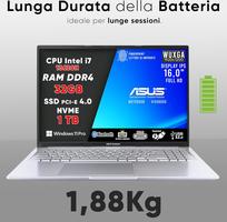ASUS VivoBook i7 13620H, RAM DDR4 32 Go, SSD 1 To PCI-e 4.0, écran IPS WUXGA