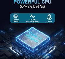 23.8 Pouces Ordinateur Tout-in-Un Ordinateur de Bureau de écran courbé Core i7 7700HQ (jusqu'à 3,8 GHz) 16 Go RAM 512 Go SSD Dual Band WiFi Bluetooth 5.0 Complet Avec Clavier et Souris câblé