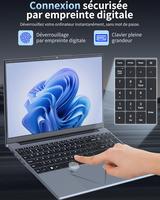 AocBook 15.6" FHD, Ryzen 5 3500U, Quad-Core, 16 Go RAM DDR4, SSD NVMe Léger avec Touchpad Innovant & Webcam avec Interrupteur de Confidentialité (512Go)