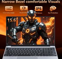 15.6 Pouces, Win 11 8Go RAM 256Go SSD, Core M3 6Y30 Processor, Clavier Rétroéclairé, fin et léger avec écran FHD Pivotant à 180° Mini-HDMI 2*USB3.0 WiFi5 BT4.2