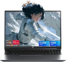 15.6" FHD, 16 Go de RAM, 512 Go SSD, Processeur Ryzen 3 4300U (jusqu'à 3,7 GHz), Wi-FI 5 Idéal pour Le Bureau et Les Études