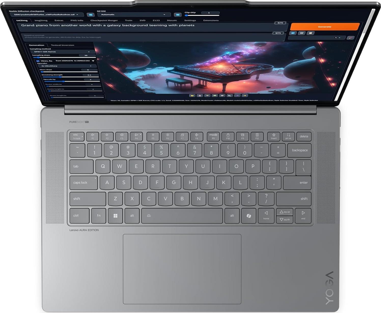 Lenovo Yoga Slim 7 Aura Edition Copilot Ordenador Port til Lenovo Yoga Slim 7 Aura Edition Copilot Ordenador Port til
