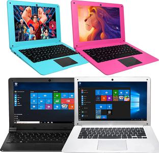 BlueBose 10,1 Pouces Windows 10 2 Go de RAM + 32 Go d'ordinateur Ultra-Mince Atom Quad Core Full HD 1,44 Ghz USB 3.0 WiFi HDMI Bluetooth (Pink-US Keyboard(QWERTY))
