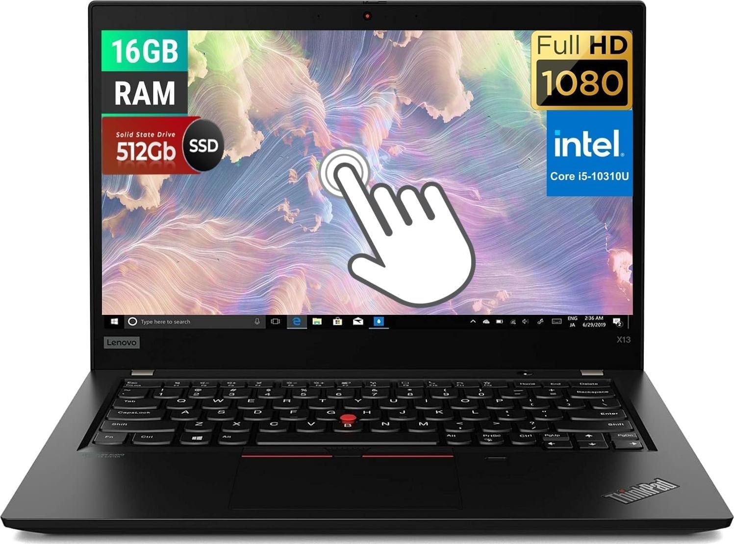 Lenovo ThinkPad X13 Gen1 con Pantalla táctil, 13.3 Pulgadas FHD