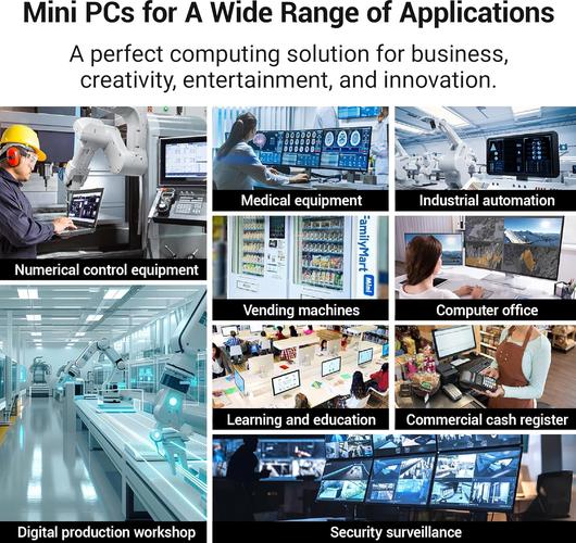Mini Computer Mini Computer Desktop N5095 Win 11 with 11.6 Inch Touch Screen, 8GB RAM, 128GB eMMC, Dual Screen Output 4K HDMI and Type-C, Dual RS232