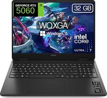HP OMEN Slim Gaming 16 Inch 2.5K WQXGA (Intel 7-255H, 32GB RAM, 1TB SSD, NVIDIA RTX 5060, Windows 11 Home) Spanish QWERTY Keyboard – Black