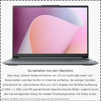 Lenovo IdeaPad Slim 3 Business AMD Ryzen 7 7730U, RAM DDR4 16 Go, SSD PCIe 1 To, écran WUXGA anti-reflet