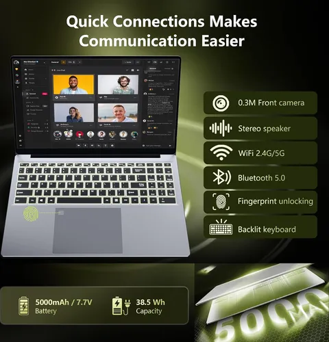 Diakuoe 15.6 Inch Laptop
