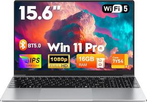 Nouveau 15.6 Pouces Gaming Core i5-7Y54 16Go RAM 1To SSD Win 11 Pro Écran 1920×1080 FHD avec HDMI & USB 3.0x2 WiFi 5 BT 4.2 Clavier Rétroéclairé