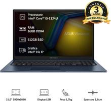 Asus VivoBook 15 F1504VA-NJ1729W, Intel Core i5-1334U, 16GB RAM, 512GB SSD, Intel Iris Xe, Windows 11 Home