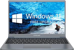 TECLAST F7P2 14 Pouces, 8Go RAM 256Go SSD Slim Notebook, Windows 10/11 Quad Core PC, 1920*1080FHD, Intel Celeron N4120 Turbo 2.6GHz, USB 3.0, Mini-HDMI, TF, 1.3Kg(Gray)