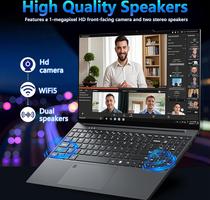 Portáti Twin Lake-N150 (Quad Core 3.6GHz), 16GB DDR4 RAM 512GB SSD, pantalla FHD IPS 15.6 pulgadas, teclado retroiluminado, USB 3.0, Mini HDMI, WiFi 5 Computadora