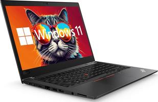 Lenovo ThinkPad T480 14 Pouces 1920 x 1080 Full HD Intel Core i5 8350U Disque Dur SSD 512 Go Mémoire 16 Go Windows 11 Pro INCL. Paquet Logiciel Webcam (généralement révisé)