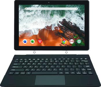 [3 Bonus] Simbans TangoTab Tablette 10 Pouces avec Clavier 2 en 1, Android 10, 4 GB RAM, 64 GB, Mini-HDMI TLX