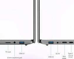 Monovate 15.6" 16 Go LPDDR4 512 Go SSD, Win11 N95 CPU, avec Clavier Rétroéclairé Déverrouillage Empreinte,PC 180°Flip IPS Écran 1080P, USB 3.0/BT4.2