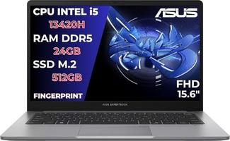 ASUS EXPERTBOOK P1 i5 13420H, 24 RAM DDR5, 512 Go SSD PCIex 4.0, écran